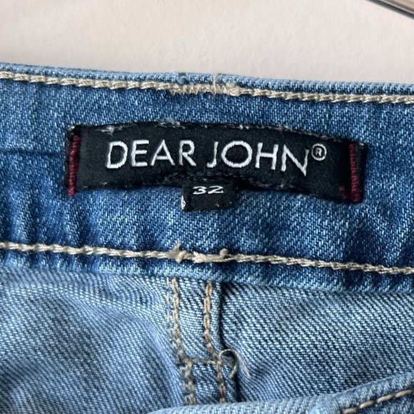 Gently Worn Distressed Dear John Erin Slim Straight HIGHDRIVE Jeans - Picture 6 of 16